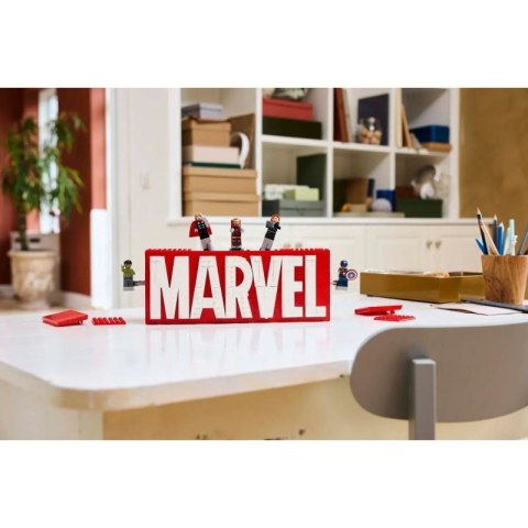 LEGO MARVEL SUPER HEROES 76313 Logo MARVEL z minifigurkami Lego