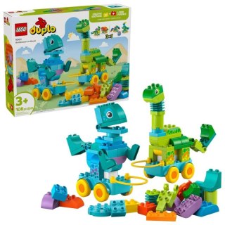 LEGO DUPLO 10451 3w1 Dinozaury na kółkach Lego