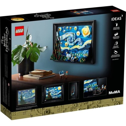 LEGO Ideas 21333 „Gwiaździsta noc" Vincenta van Gogha Lego