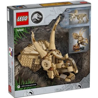 LEGO JURASSIC WORLD 76969 Szkielety dinozaurów: czaszka triceratopsa Lego