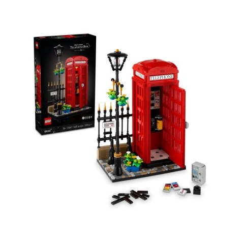Lego 21347 Ideas - Czerwona londyńska budka telefoniczna Lego