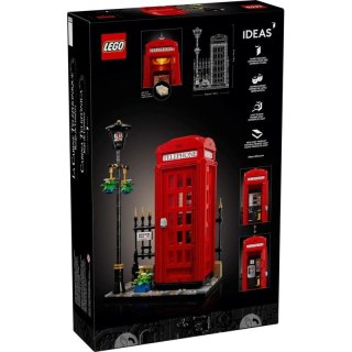 Lego 21347 Ideas - Czerwona londyńska budka telefoniczna Lego