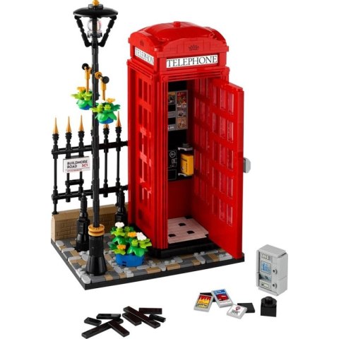 Lego 21347 Ideas - Czerwona londyńska budka telefoniczna Lego