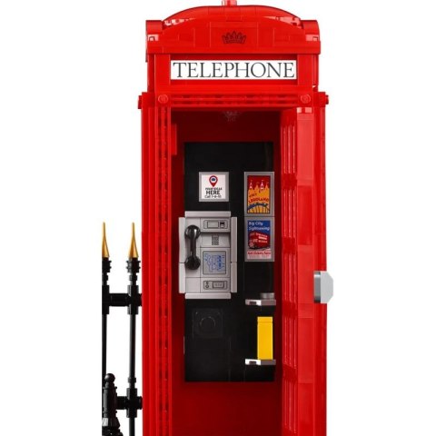 Lego 21347 Ideas - Czerwona londyńska budka telefoniczna Lego