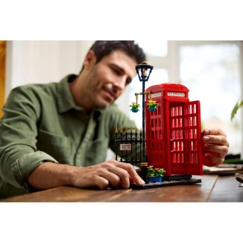 Lego 21347 Ideas - Czerwona londyńska budka telefoniczna Lego