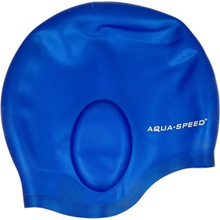 Czepek pływacki Aqua-Speed Ear Cap 01 niebieski Aqua-Speed