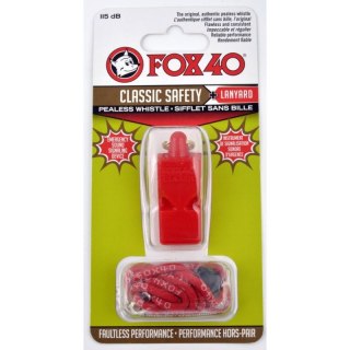 Gwizdek Fox 40 Classic + sznurek 9903-0108 czerwony Fox