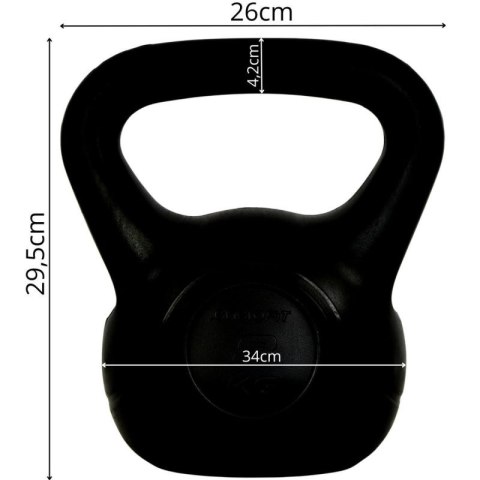 Hantla kompozytowa kettlebell 12 kg odważnik EB FIT 1025780