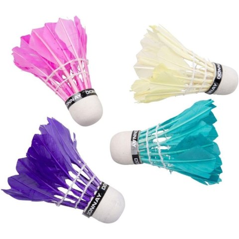 LOTKA BADMINTON Z PIÓR DONNAY 5SZT KOLOR Donnay
