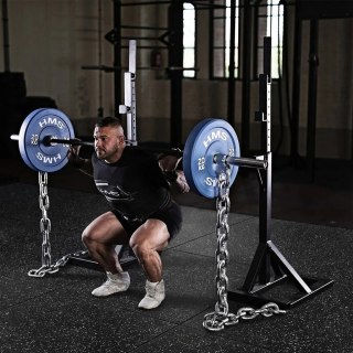 POS25 PODŁOGA GUMOWA POD SPRZĘT FITNESS BLACK/WHITE HMS HMS