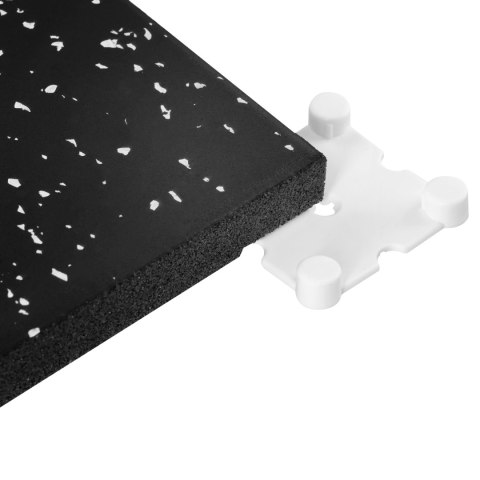POS25 PODŁOGA GUMOWA POD SPRZĘT FITNESS BLACK/WHITE HMS HMS