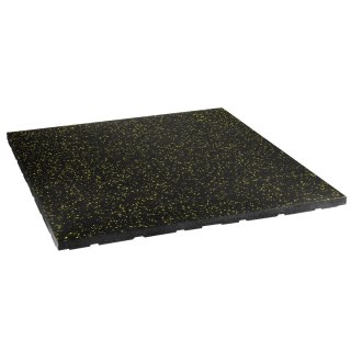 POS35 PODŁOGA GUMOWA POD SPRZĘT FITNESS Z WYPUSTKAMI BLACK/YELLOW HMS HMS