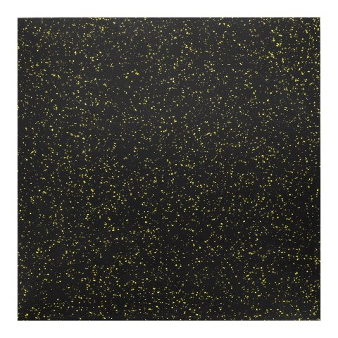 POS35 PODŁOGA GUMOWA POD SPRZĘT FITNESS Z WYPUSTKAMI BLACK/YELLOW HMS HMS