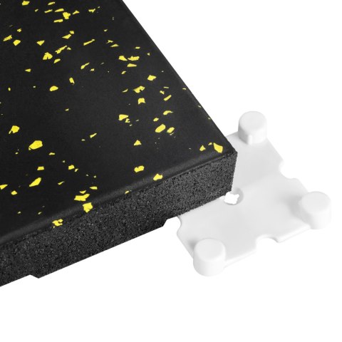 POS35 PODŁOGA GUMOWA POD SPRZĘT FITNESS Z WYPUSTKAMI BLACK/YELLOW HMS HMS