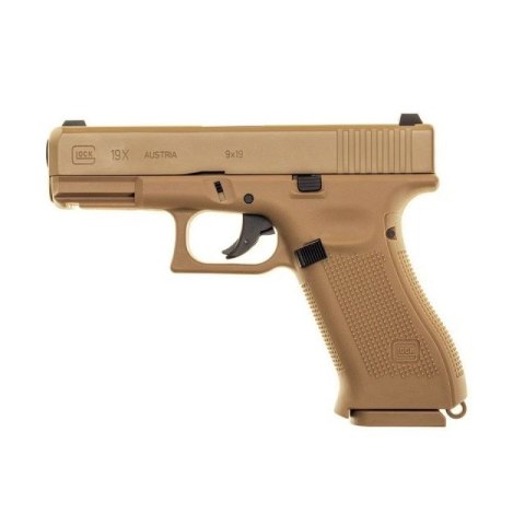 Pistolet wiatrówka Glock 19X 4,5 mm coyote BB CO2