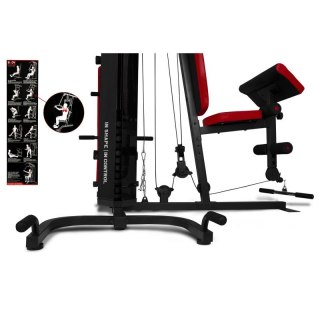 Atlas z ławką multigym PRO BMG 4700, stos 66kg Body Sculpture