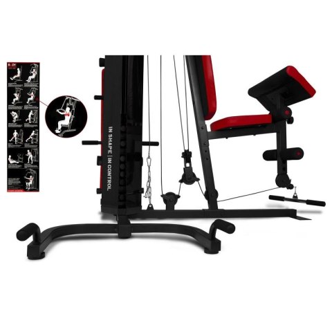 Atlas z ławką multigym PRO BMG 4700, stos 66kg Body Sculpture