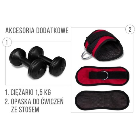 Atlas z ławką multigym PRO BMG 4700, stos 66kg Body Sculpture