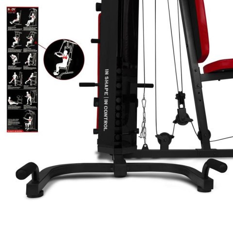 Atlas z ławką multigym PRO BMG 4700, stos 66kg Body Sculpture