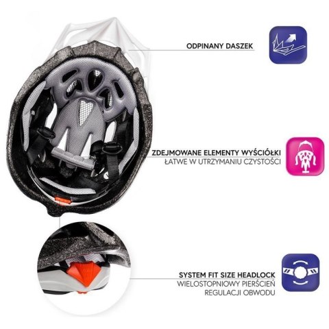 Kask rowerowy Meteor MV29 Drizzle 24708-24710 Meteor