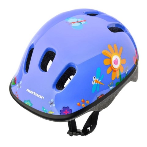 KASK ROWEROWY DZIECIĘCY METEOR KS06 garden
