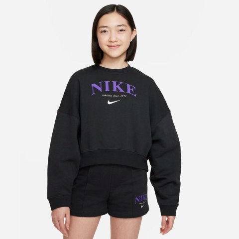 Bluza Nike Sportswear Trend FLC Crew Jr DV2563-045 Nike