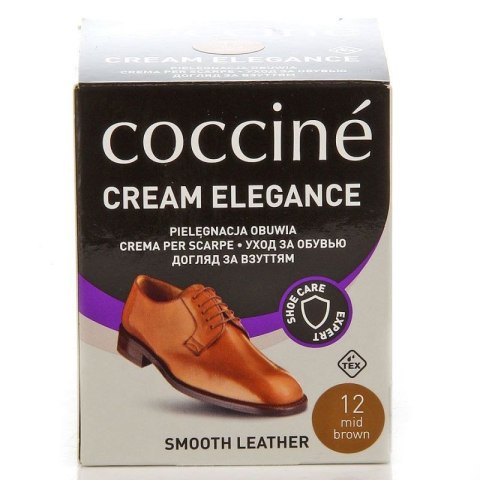 Pielęgnujący krem do obuwia średni brąz CREAM ELEGANCE Coccine Coccine