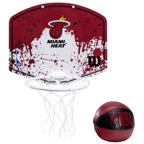 Tablica do koszykówki Wilson NBA Team Miami Heat Mini Hoop WTBA1302MIA Wilson