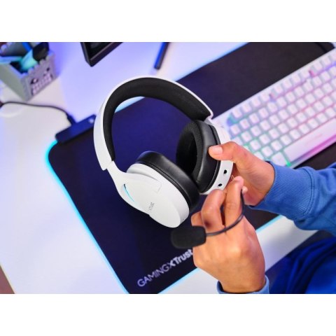 Słuchawki gamingowe Trust GXT 491W FAYZO WIRELESS White