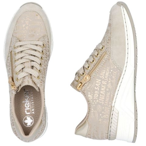 Sneakersy na koturnie Rieker W N4316 RKR760 Rieker