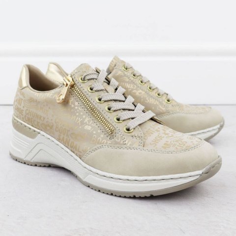 Sneakersy na koturnie Rieker W N4316 RKR760 Rieker
