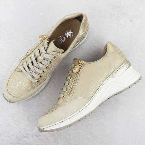 Sneakersy na koturnie Rieker W N4316 RKR760 Rieker