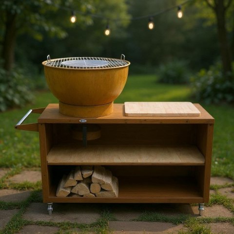 Kuchnia ogrodowa Heat Trolle HBBQ.005R rdzawy Heat