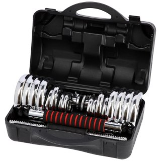 Sztangielki-Sztanga w walizce 2w1 SGP30 HMS 2x15 kg HMS