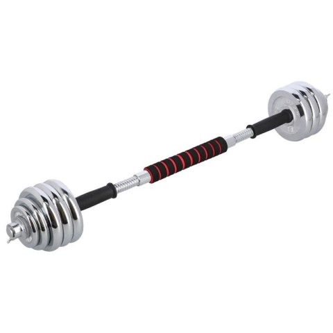 Sztangielki-Sztanga w walizce 2w1 SGP30 HMS 2x15 kg HMS