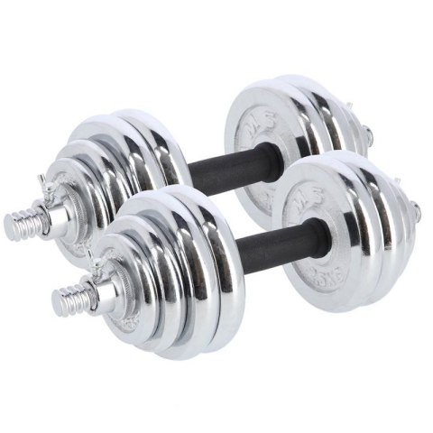 Sztangielki-Sztanga w walizce 2w1 SGP30 HMS 2x15 kg HMS