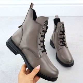 Botki damskie taupe Vinceza 26-58578 Vinceza