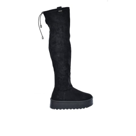 Kozaki damskie na platformie zamszowe czarne Big Star SS274264 Big Star