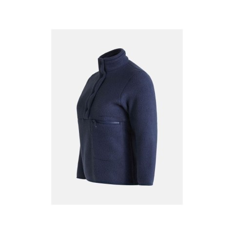 Bluza Peak Performance W Fleece Snap T Neck niebieski Peak Performance