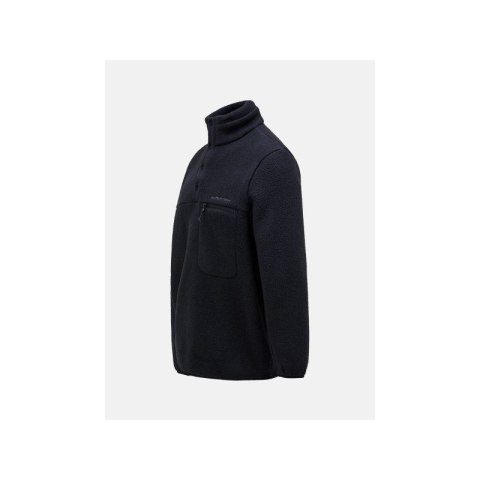 Bluza Peak Performance M Fleece Snap T-Neck czarny Peak Performance