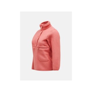 Bluza Peak Performance W Fleece Snap T różowy Peak Performance