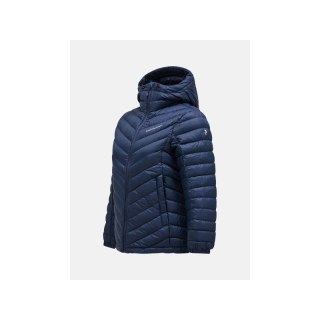 Kurtka puchowa Peak Performance W Frost Down Hood Jacket granatowy Peak Performance