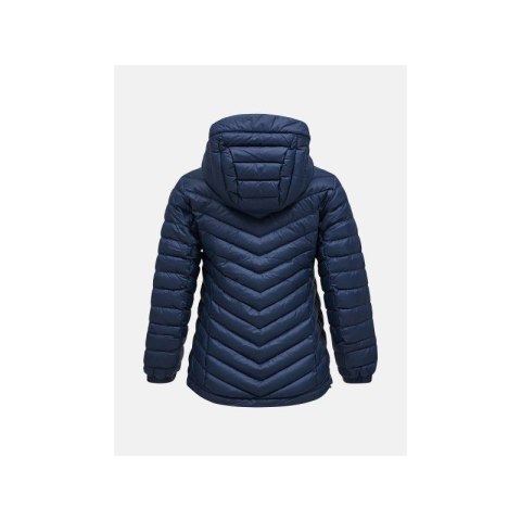 Kurtka puchowa Peak Performance W Frost Down Hood Jacket granatowy Peak Performance