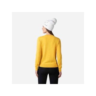 Sweter Rossignol W Esther Round Neck żółty Rossignol