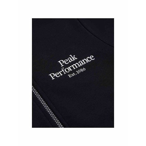 Bluza Peak Performance Jr Original Zip Hood czarny
