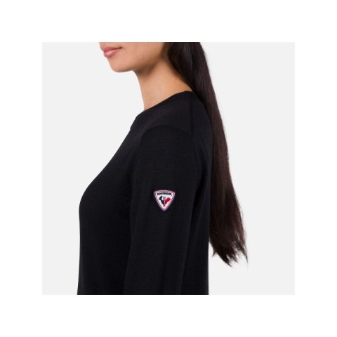 Sweter Rossignol W Corporate Crew Neck czarny Rossignol