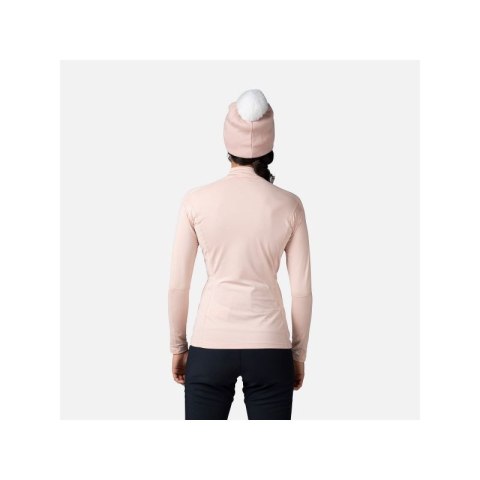 Bluza Rossignol W Classique 1/2 Zip różowy Rossignol