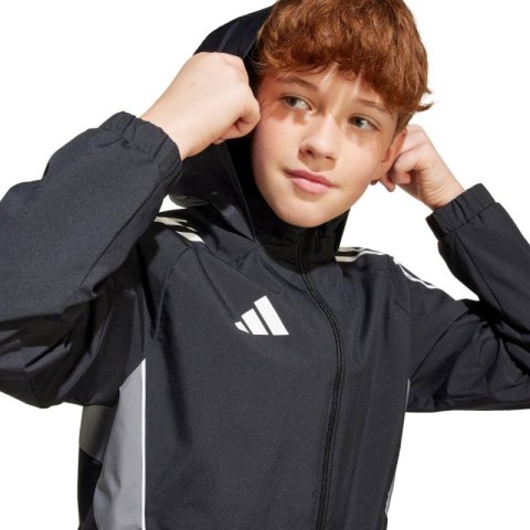 Kurtka dla dzieci adidas Tiro 25 Competition All Weather czarna IW0448 Adidas