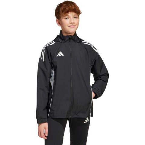 Kurtka dla dzieci adidas Tiro 25 Competition All Weather czarna IW0448 Adidas