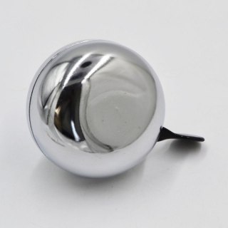 DZWONEK ROWEROWY RETRO 80x50MM SILVER XQMAX
